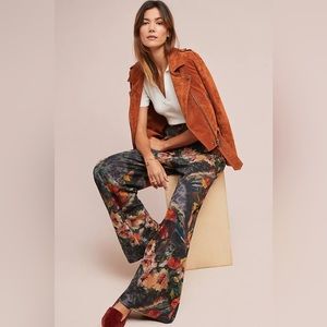 Anthropologie Eva Franco -Simone Floral Trouser Pant size Medium